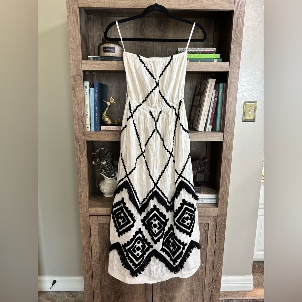 {Verb} Anthropologie Appliquéd Maxi Dress, Size 2